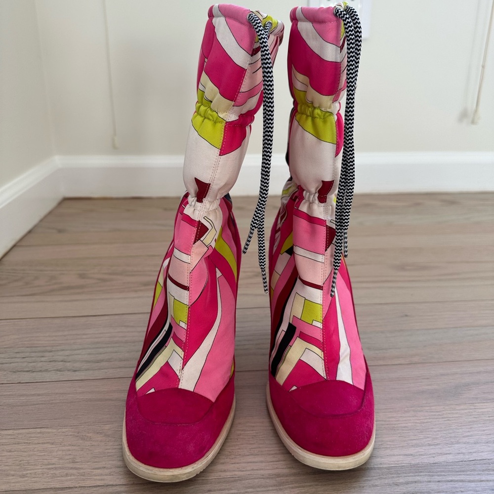 Emilio Pucci nylon booties - Picture 2 of 6